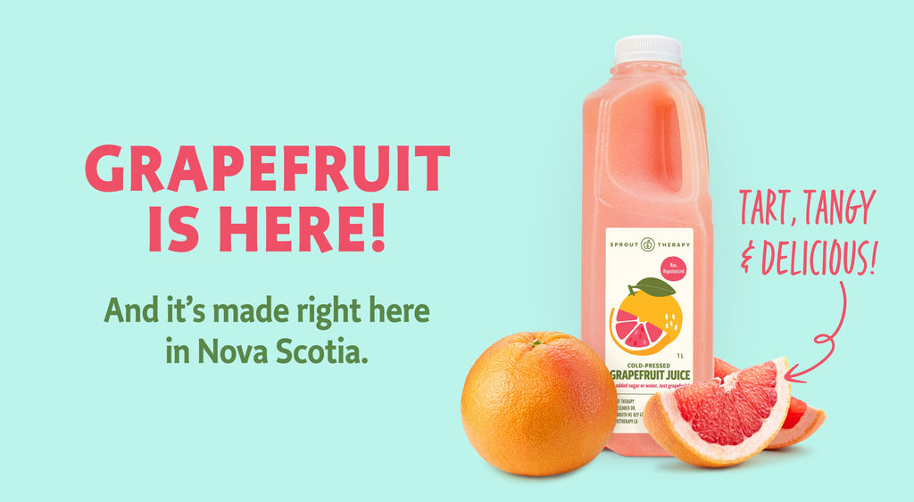 Refreshing & Pure: Cold-Pressed Grapefruit Juice from Dartmouth, NS