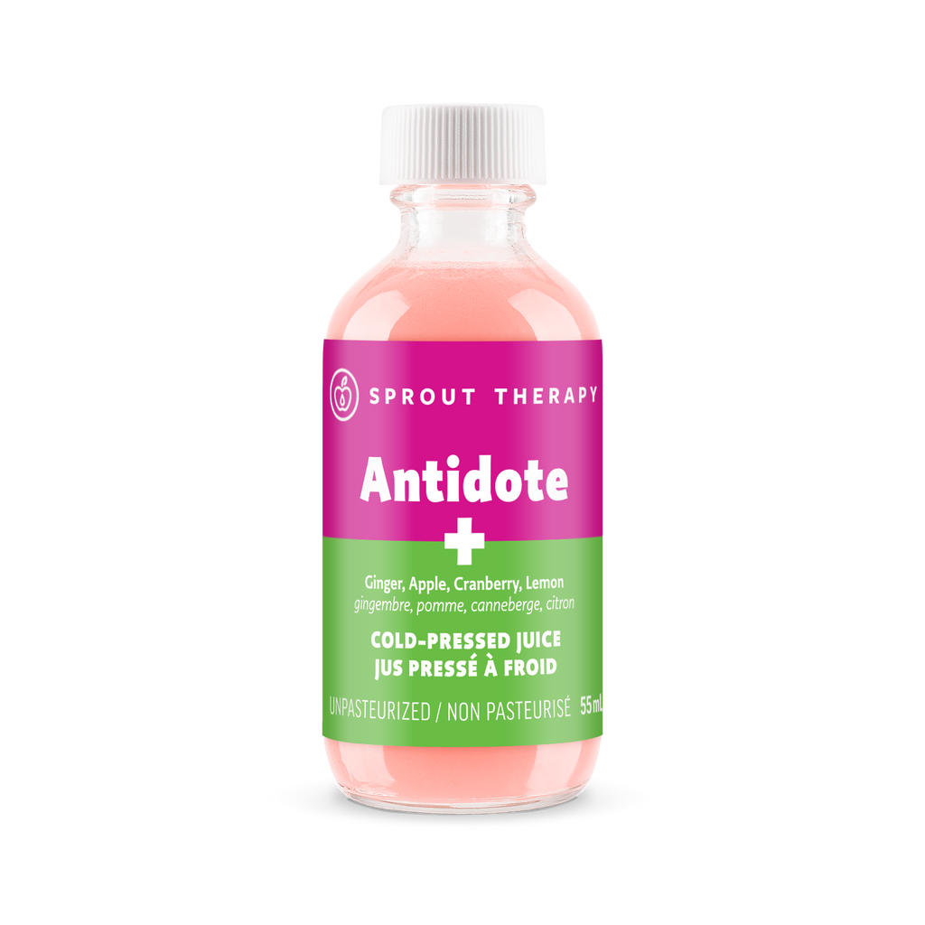 ANTIDOTE (Cranberry Green Apple Ginger Shot  6-Pack)